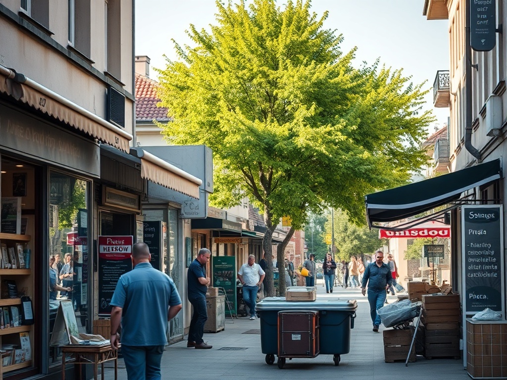 Tablica ogłoszeń Powiatowego Urzędu Pracy w Ostrowi Mazowieckiej z ogłoszeniami o pracę dla leśników i psychologów.